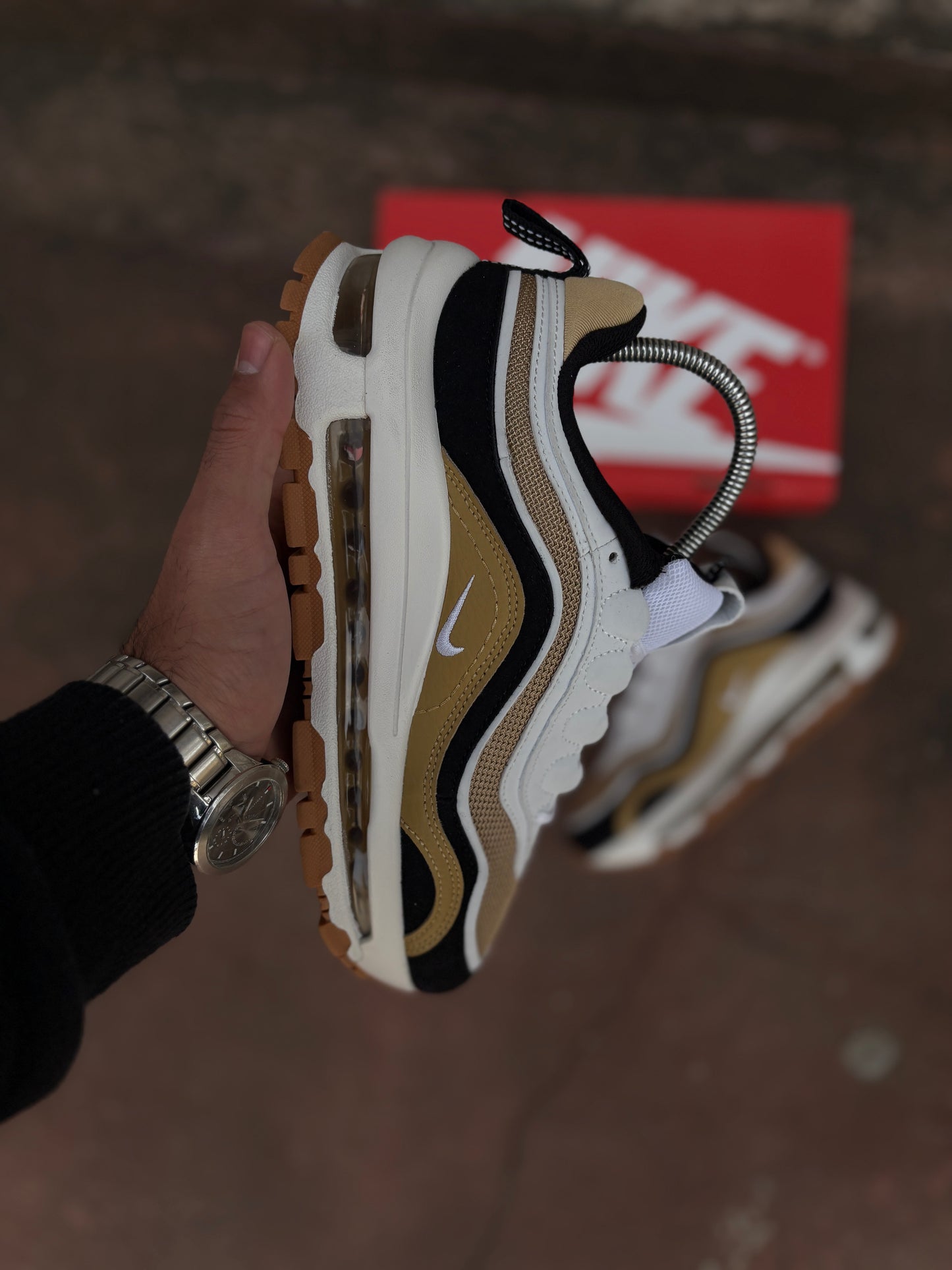 Air Max futura 97 Brown and gold