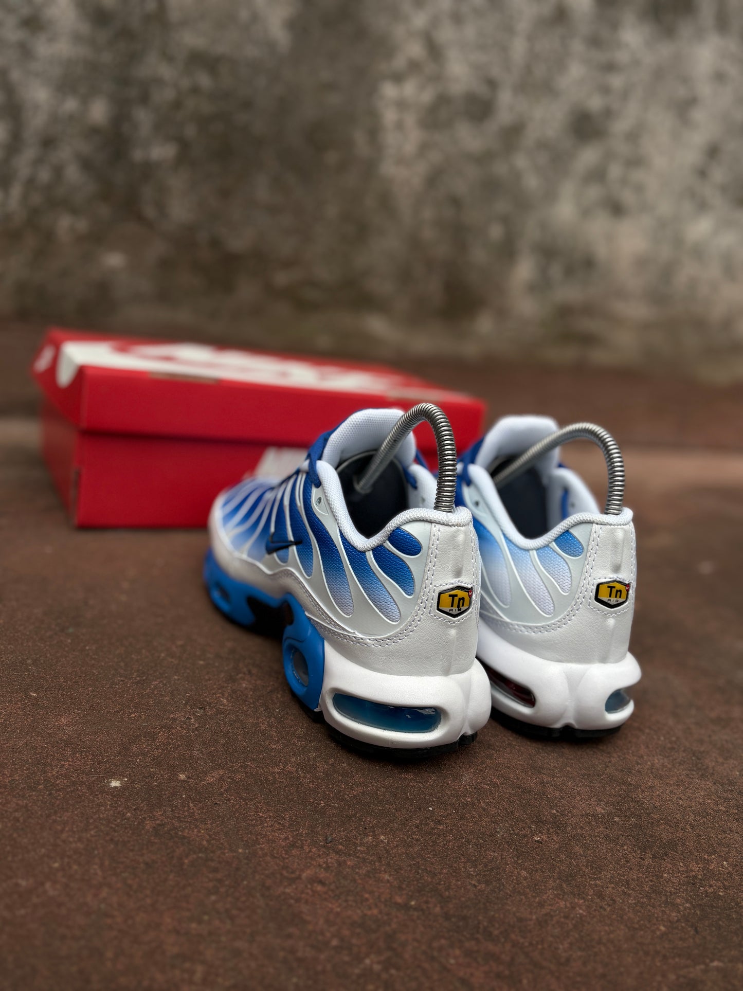 Air Max Tn blue and white