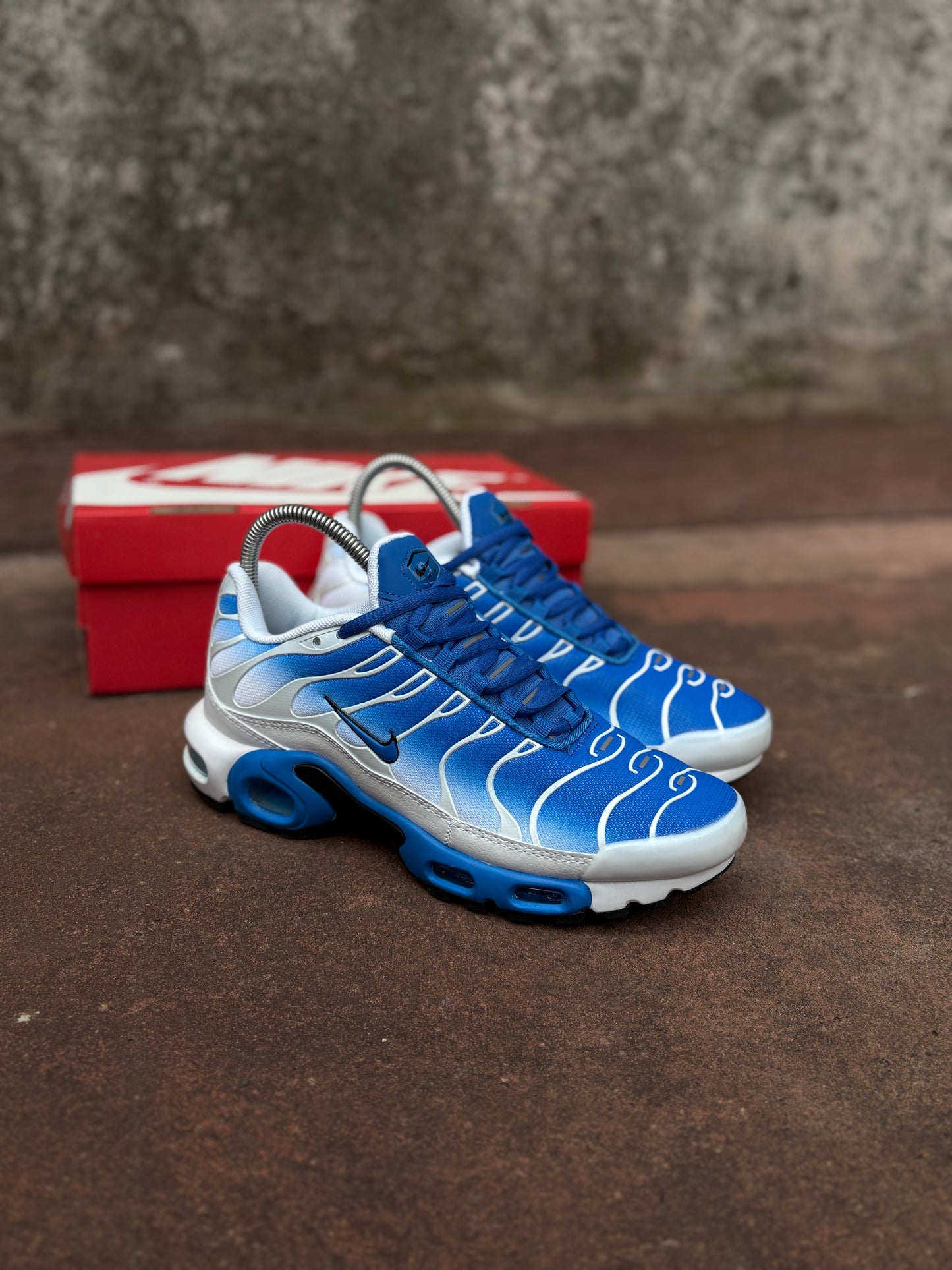Air Max Tn blue and white