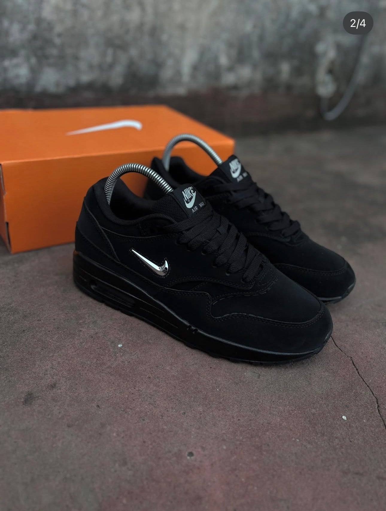 Air max 1 full black